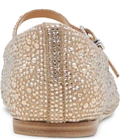 Dolce Vita Reyes Crystal Rhinestone Mary Jane Ballet Flats