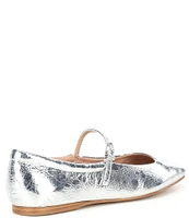 Dolce Vita Reyes Distressed Leather Mary Jane Ballet Flats