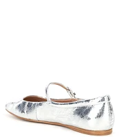 Dolce Vita Reyes Distressed Leather Mary Jane Ballet Flats