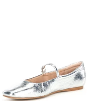 Dolce Vita Reyes Distressed Leather Mary Jane Ballet Flats