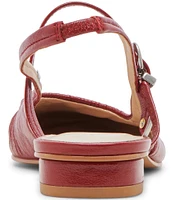 Dolce Vita Rianne Crinkle Patent Leather Slingback Flats