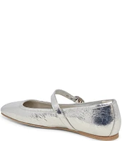 Dolce Vita Rodni Metallic Leather Mary Jane Ballet Flats