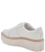 Dolce Vita Tiger Leather Platform Sneakers