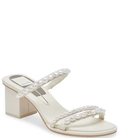 Dolce Vita Tinker Pearl Embellished Dress Sandals