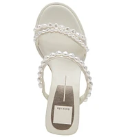 Dolce Vita Tinker Pearl Embellished Dress Sandals