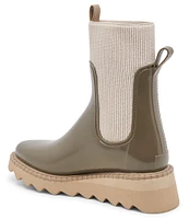 Dolce Vita Tropic H2O Waterproof Patent Wedge Booties