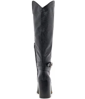 Dolce Vita Tyrone Leather Ankle Strap Tall Boots