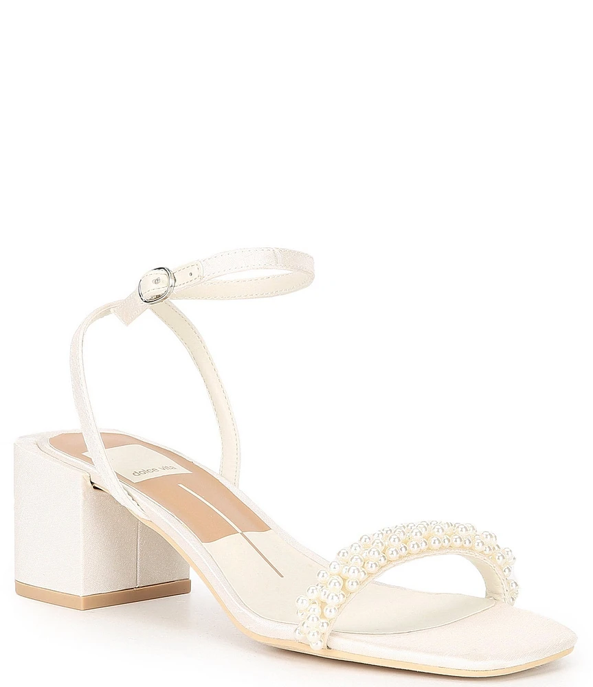 Dolce Vita Zalima Pearl Embellished Dress Sandals