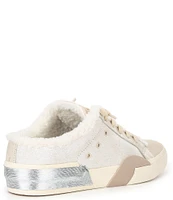 Dolce Vita Zantel Plush Leather Faux Fur Backless Winter Mule Sneakers