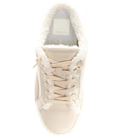 Dolce Vita Zantel Plush Leather Faux Fur Backless Winter Mule Sneakers