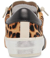 Dolce Vita Zina Animal Print Calf Hair Slip On Sneakers