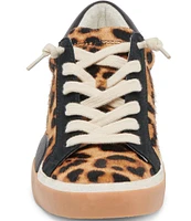 Dolce Vita Zina Animal Print Calf Hair Slip On Sneakers