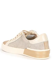 Dolce Vita Zina Dune Embossed Leather Retro Sneakers