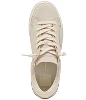 Dolce Vita Zina Embossed Leather Metallic Accent Sneakers