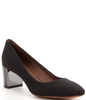 Donald Pliner Corin Crepe Block Heel Pumps