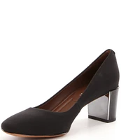 Donald Pliner Corin Crepe Block Heel Pumps