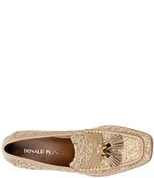 Donald Pliner Arryo Boucle Tailored Tassel Loafer Pumps