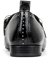 Donald Pliner Beyer Patent Leather Studded Loafers