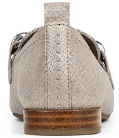 Donald Pliner Beyer Snake Embosses Leather Loafers