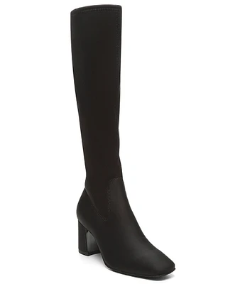 Donald Pliner Cassidy Stretch Crepe Tall Sock Boots