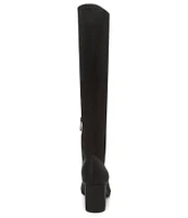 Donald Pliner Cassidy Stretch Crepe Tall Sock Boots