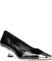 Donald Pliner Cristine Patent Leather Cap Toe Dress Pumps