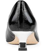 Donald Pliner Cristine Patent Leather Cap Toe Dress Pumps