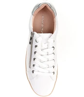 Donald Pliner Dew Leather Platform Lace-Up Sneakers