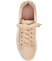 Donald Pliner Dew Suede Platform Lace-Up Sneakers