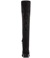 Donald Pliner Dolores Stretch Suede Over The Knee Boots