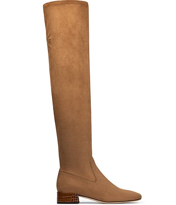 Donald Pliner Dolores Stretch Suede Over The Knee Boots