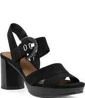 Donald Pliner Kayta Suede Ankle Strap Sandals