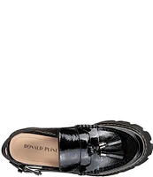 Donald Pliner Marsha Patent Leather Slingback Tassel Loafers