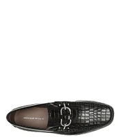 Donald Pliner Men's Dacio Bit Crocodile Leather Loafers