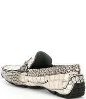 Donald Pliner Men's Dacio Exotic Print Drivers