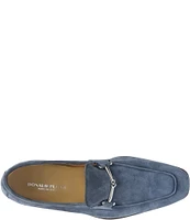 Donald Pliner Men's Jackson Bit Suede Loafers