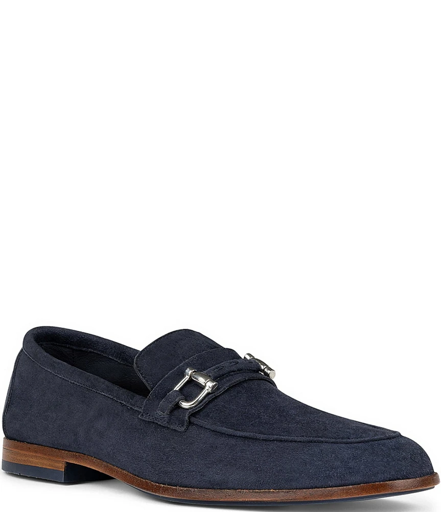 Donald Pliner Men's Suede Slade Bit Loafers