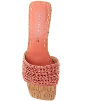 Donald Pliner Nayla Crochet Toe-Post Slide Sandals