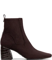 Donald Pliner Niri Stretch Suede Ankle Booties