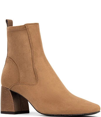 Donald Pliner Niri Stretch Suede Dress Booties