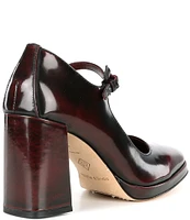 Donald Pliner Rosalita Leather Mary Jane Pumps