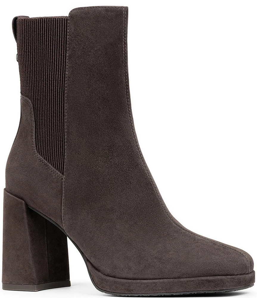 Donald Pliner Rosemary Suede Platform Booties