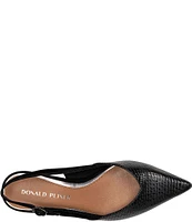 Donald Pliner Sodashi Lizard Embossed Slingback Pumps