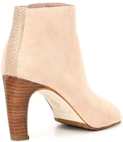 Donald Pliner Suede Peep Toe Shooties