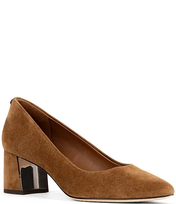 Donald Pliner Suzette Suede Dress Pumps