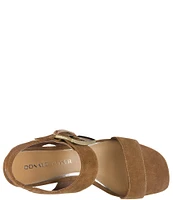 Donald Pliner Vixi Suede Buckle Detail Sandals