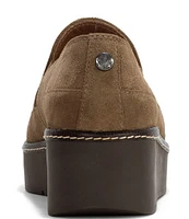 Donald Pliner Wallis Suede Wedge Loafers