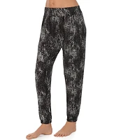 Donna Karan Abstract Print Lounge Jogger Pants