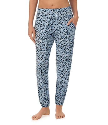 Donna Karan Abstract Printed Lounge Jogger Pants