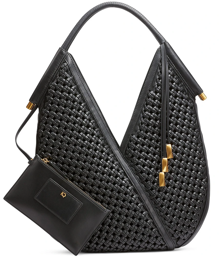 Donna Karan Baldwin Large Woven Shoulder Bag